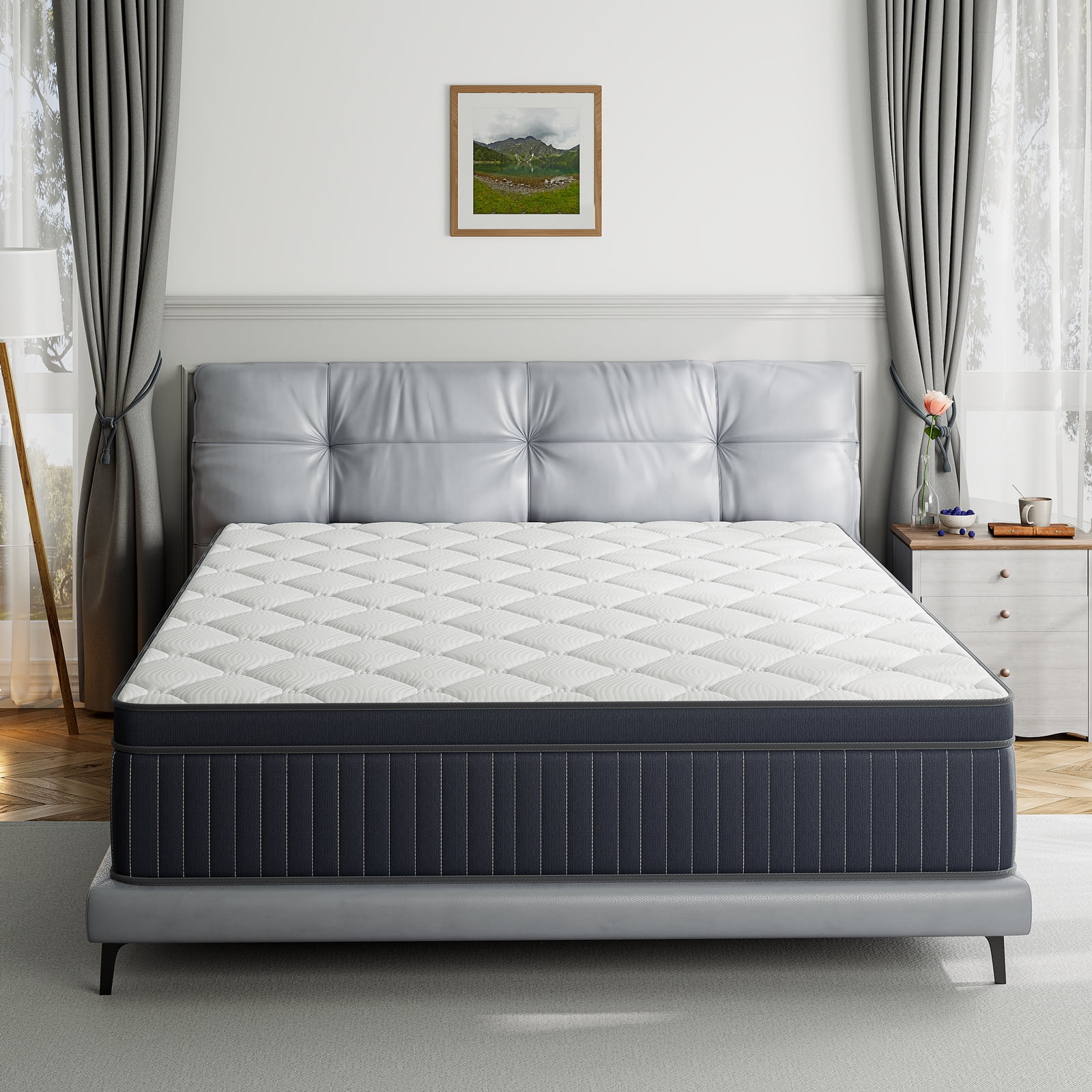 12 Inch Memory Foam Mattress, Innerspring Hybrid Mattress C Full ...